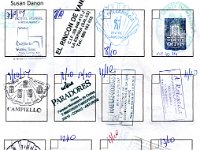 img072  the "credentiale", a stamp at every stop, the passport that gives you to pilgrim protection