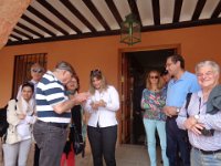 DSC01274  welcome from the alcadesa de ayllon