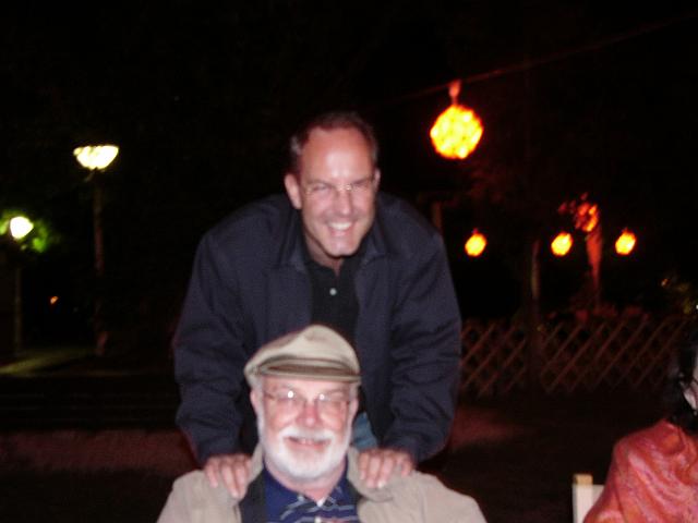 P1050556.JPG - George and Phil, a bit out of focus
