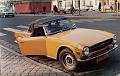 tr6-1972  TR6 Fontainebleau 1972