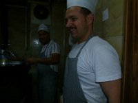 P1300567  cuisiniers en train de frire les foies de veau spécialité d'Edirne at Niyazi usta