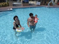 P1020730  Sophie&#39;s first swim